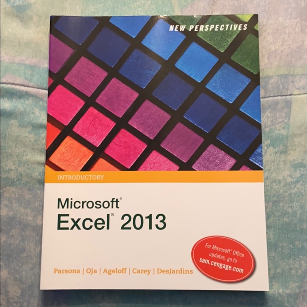 Microsoft excel textbook
